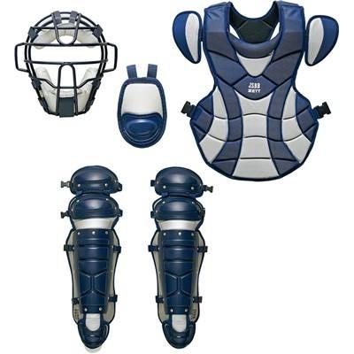 みざるきかざるいわざる！ ZETT キャッチャー防具セット フリーサイズ 野球 ゼット 限定 JSBB公認 少年用 軟式 キャッチャー防具 4点