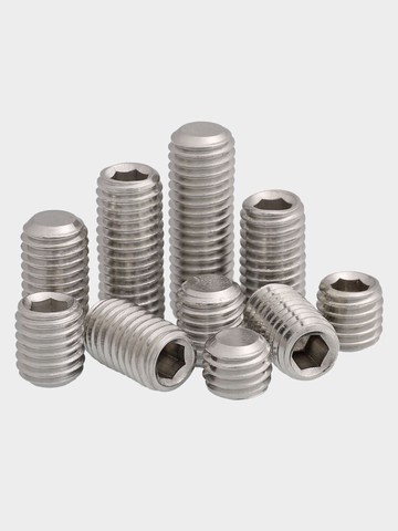 M5M6M8M10M12M16 304不銹鋼內六角平端緊定螺釘頂絲*70x80x90x100