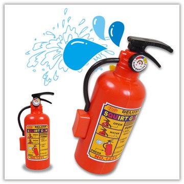 水槍 迷你滅火器水槍 造型水槍 消防滅火器造型按壓式水槍 海邊沙灘游泳池 戲水玩具 攜帶型水槍 B2460