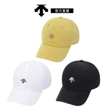 【DESCENTE】迪桑特 中性 基本款尼龍棒球帽 運動帽 (黃色/白色/黑色)