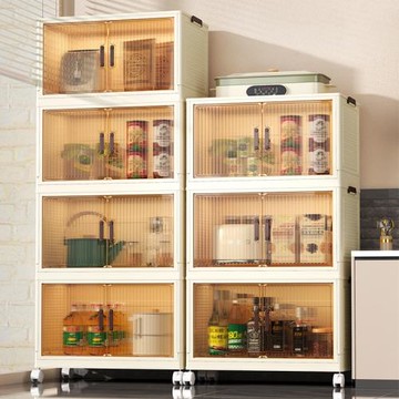 免安裝折疊收納箱廚房家用塑料儲物箱客廳玩具收納柜臥室一件起批