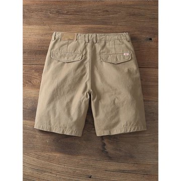 2024夏季新款純棉工裝短褲男美式復古水洗潮流寬松休閑中褲五分褲