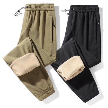 【臺北出貨】ONE牌同工廠 戶外加絨衝鋒褲 羊羔絨内裏 加絨加厚 抓絨褲 防風防水 不挑腿型  遮肉顯瘦 休閑褲 衝鋒褲