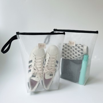 理理 liil - 霧透隨行立立袋-黑 (2入組)-XL