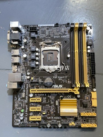 華碩 H87M-E 主板 隨機發貨 有檔板 共5張 店保修一個月 強勢config 經典選擇【三和電腦配件店】