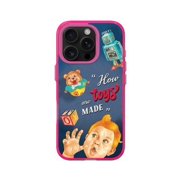 iPhone 16 Pro Clear 粉漾桃 - 山羊先生 - 玩具工作室