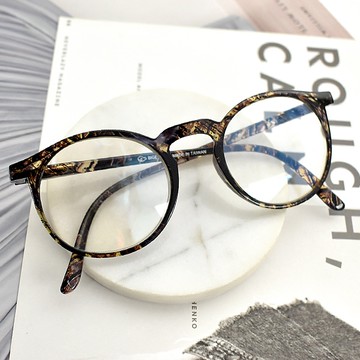 老花眼鏡 渲染粗圓膠框眼鏡【NYK54】