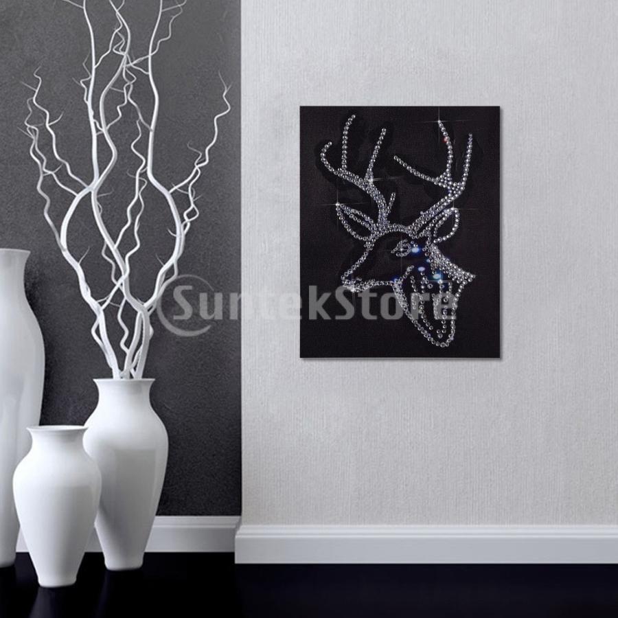 特別な形のダイヤモンド絵画DIYラインストーン写真家の装飾鹿