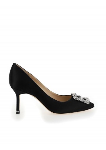 Manolo Blahnik - Hangisi Pumps - Womens - Black