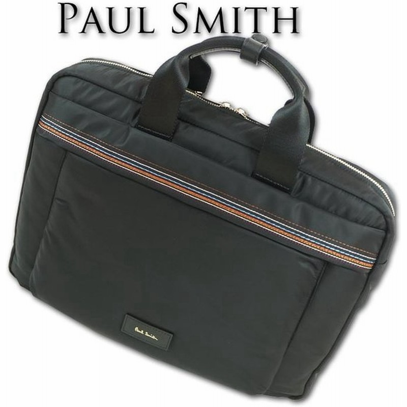 ポールスミス Paul Smith マルチstステッチ ナイロン 牛革 ３way ビジネスバッグ メンズ ブラック 黒 リュック バックパック 通販 Lineポイント最大0 5 Get Lineショッピング