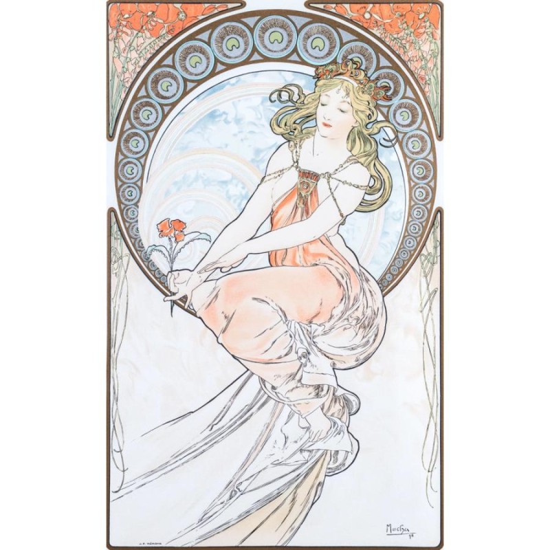 アルフォンス・ミュシャ(Alphonse Mucha) 「ペインティング, 1898