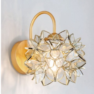 銅製玻璃壁燈 B140-64-75011