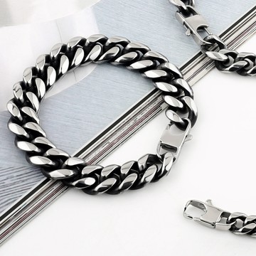男生手鍊．古巴手鍊．客製刻字