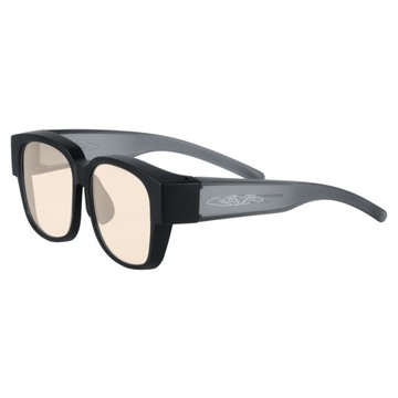 7075-2L-黑色素-外掛式包覆眼鏡-透黑