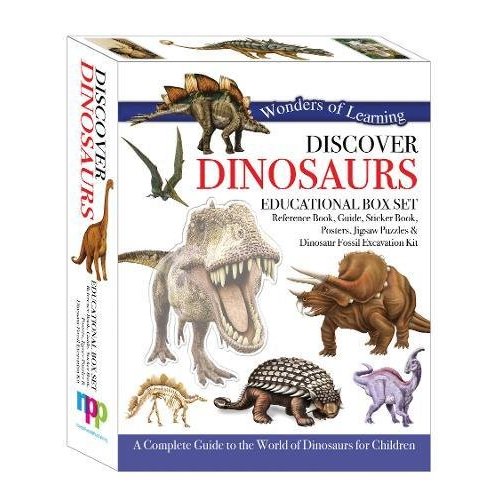 Discover Dinosaurs Educational Box Set (Wonder of Learning)