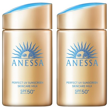 ANESSA 安耐曬 台灣公司貨 金鑽高效防曬露NA 5X版  2瓶  60ml