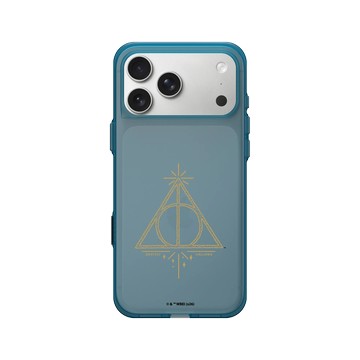 iPhone 17 Pro Max Clear (相機按鈕) 夜幕藍 - 哈利波特 Harry Potter - 圖騰系列：死神的聖物