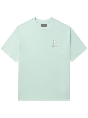 Musium Div. - graphic-print cotton-blend T-shirt - men - Polyester/Cotton - S - Green