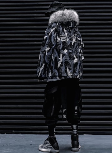 Niepce 暗影工裝褲/縮口褲/長褲