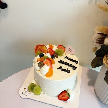 公版蛋糕 E款  水果布丁蛋糕  可題字 鑠甜點 自取 客製化