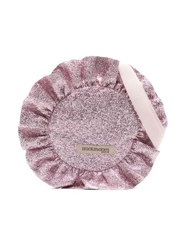 Hucklebones London - Rosette metallic crossbody bag - kids - Metallized Polyester/Polyester - One Size - Pink