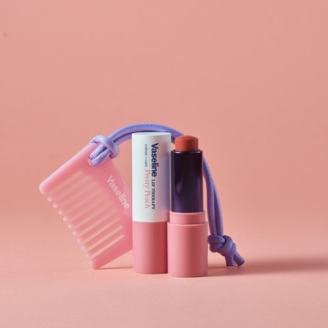 Vaseline Lip Therapy Colour + Care 4.2g Double Pack (+Comb Keyring)