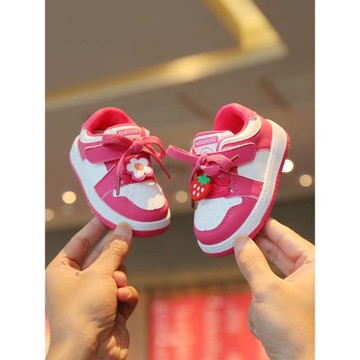 小童學步鞋子春季寶寶運動軟底單鞋女童板鞋男童防滑休閑鞋嬰兒鞋