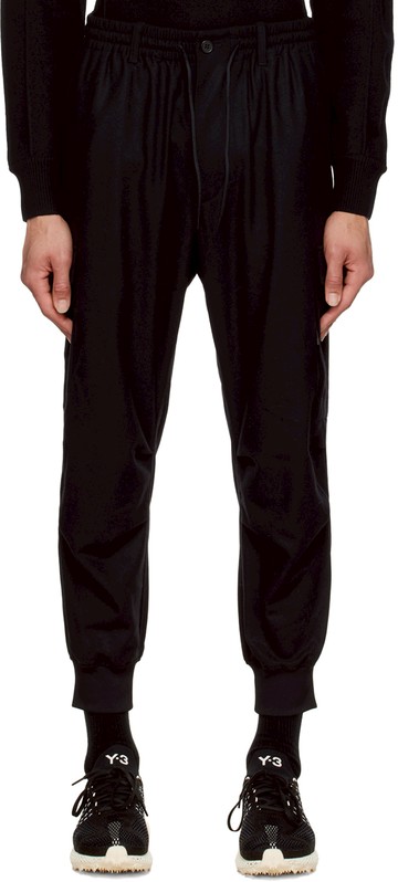 Y-3 黑色 Uniform Cuffed 工装裤