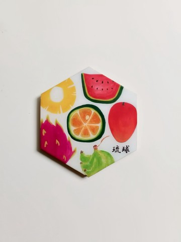 【琉球水果 樹脂杯墊】Artist SYOUTA Ocean Art - 官方網站