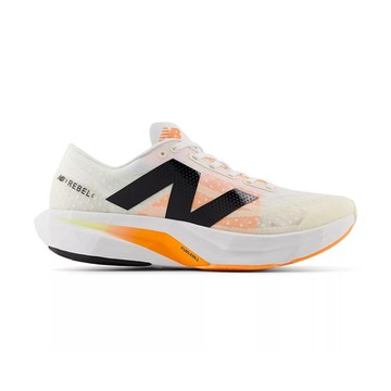 New Balance FuelCell Rebel v4 男鞋 白橘色 2E寬楦 緩震 跑鞋 慢跑鞋 MFCXCN4