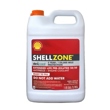 SHELL ZONE DEX-COOL 水箱精 50/50-紅標一加侖裝3.78L【299免運領券再享折扣】