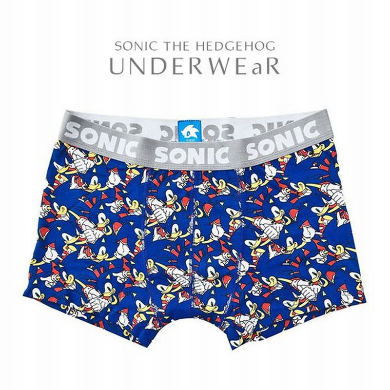 ボクサーパンツ メンズ ボクサーブリーフ ソニック セガ ゲーム キャラクター 前閉じタイプ アンダーウェア 肌着 インナー 男性用 見せパン メール便対応 通販 Lineポイント最大get Lineショッピング