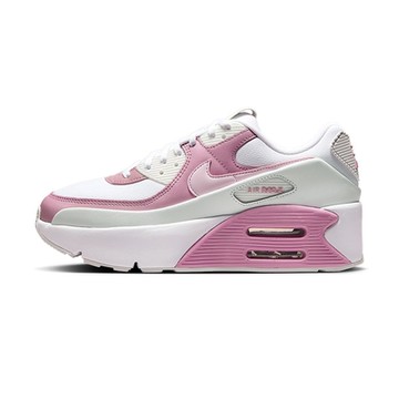 Nike Air Max 90 LV8 女 粉白 厚底 復古 休閒 網布 緩震 氣墊 運動 休閒鞋 FD4328-110