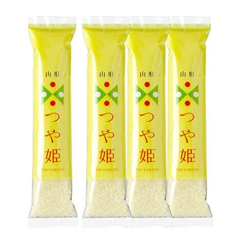 山形県産特別栽培米「つや姫」無農薬米 (1.2kg[2合300g×４袋])
