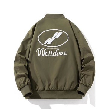 春秋季韓版潮流棒球服男情侶美式復古簡約飛行員夾克潮牌印花外套