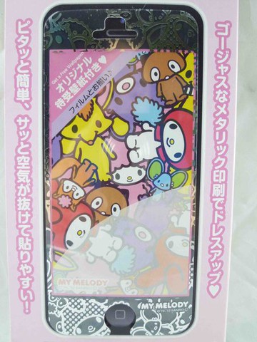 【震撼精品百貨】My Melody 美樂蒂 iPhone/5s 手機螢幕貼  朋友  震撼日式精品百貨