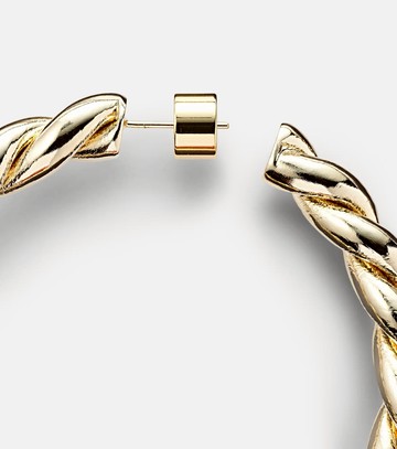 Jennifer Fisher Twisted 14kt gold-plated hoop earrings