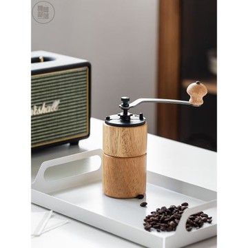 小鋼炮家用手搖咖啡磨豆機手磨便攜式手沖研磨器手動意式磨粉器具