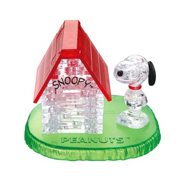 《3D 立體水晶拼圖》史努比與狗屋