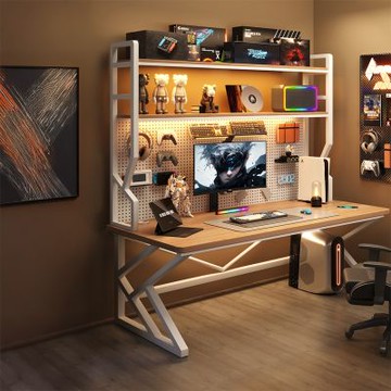 HappyLife 洞洞板電競桌 140公分 Y12329