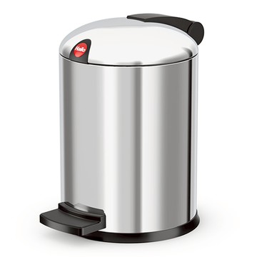 Hailo Design S 不鏽鋼垃圾桶 4L  直徑18 x 28cm  銀色  1個