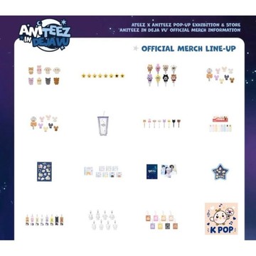 韓居🇰🇷預購⭐️ ATEEZ ' ANITEEZ IN Deja Vu ' 快閃店🎀官方周邊 賣場一