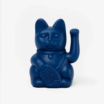 【DONKEY PRODUCTS】招財貓 (深藍) (15cm)