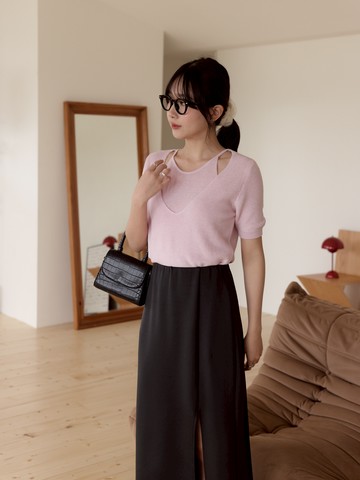 金屬裝飾復古黑框眼鏡