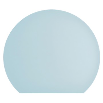 Homely Zakka 歐式簡約雙面雙色皮革餐墊/防燙隔熱墊/桌墊  1個  39 x 33.5 x 0.1cm  藍粉