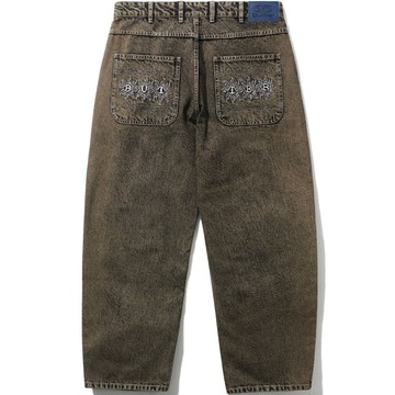 BUTTER GOODS BG252A70613 BRONCO DENIM JEANS 丹寧長褲 (水洗棕色)