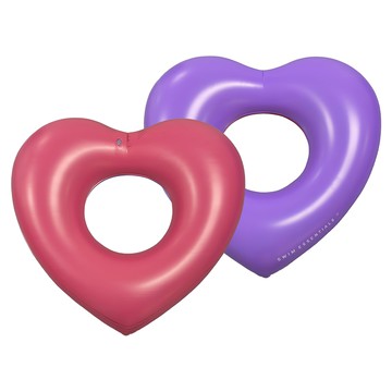 SWIM ESSENTIALS 荷蘭 幼兒游泳圈  愛心造型  紅-紫愛心外形  1個