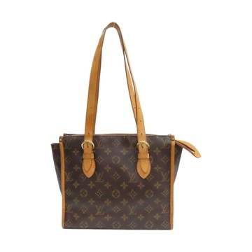 LOUIS VUITTON LV 路易威登 棕色 原花帆布 Popincourt O 手提包 M40007 【二手名牌BRAND OFF】