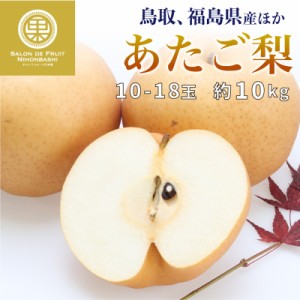 [予約 2023年 12月1日-12月31日の納品] あたご梨 約10kg 10-18玉 鳥取 福島産他 愛宕梨 愛宕 初冬 冬ギフト 高品位 和梨 冬ギフト お歳暮