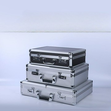 【便攜密碼鎖】金屬工具箱 收納箱 保險箱 儲物箱 鋁合金材質 手提便攜 防撬防盜 儀器設備現金收納 家用車載兩用